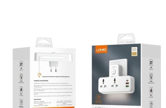 LDNIO 2 ports plus 1 USB Adapter SC2311